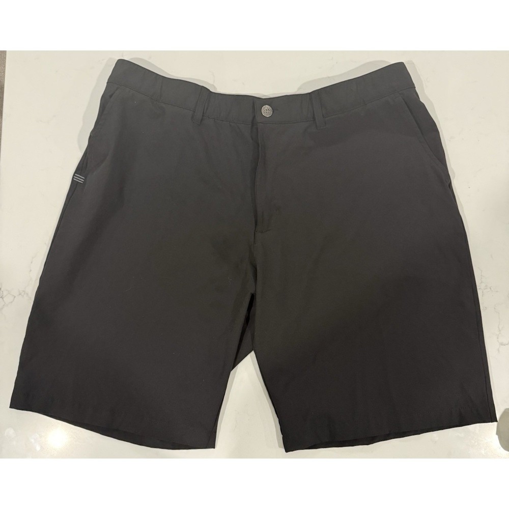 Adidas Mens Black Golf Shorts Size 40 Performance Lightweight Activewear Pockets
